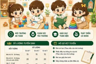 Trường Mầm non Nguyễn Du – Phường Nam Định – TUYỂN SINH NĂM HỌC 2026 – 2027